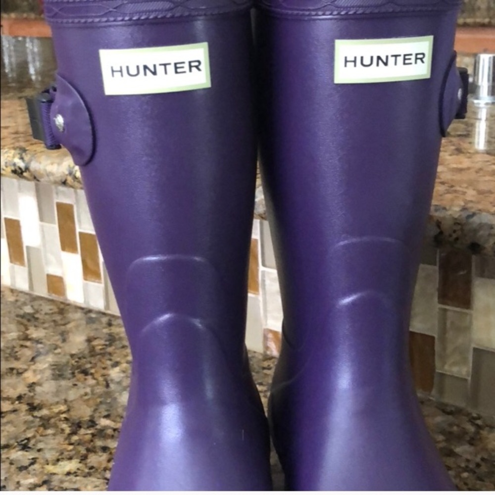Purple Hunter Boots